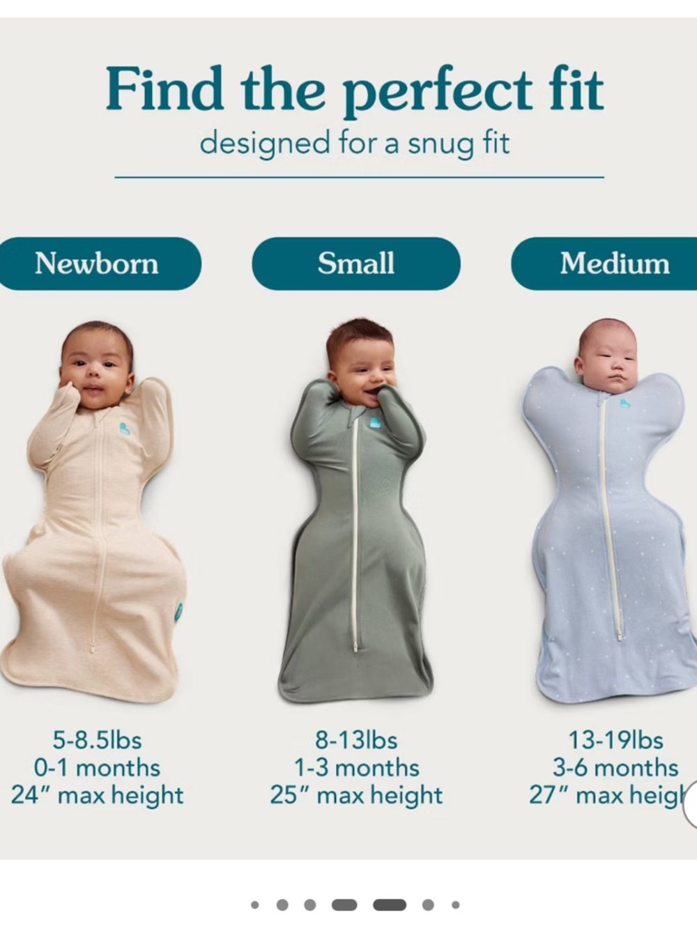 Love to Dream Swaddle Up Sleep Sacks Mint Stars and Pastel Rainbow Print Set- NB - Picture 11 of 13